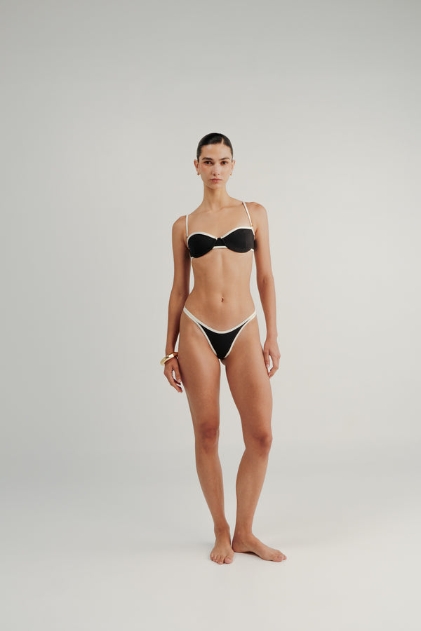 PICOS DE LA SIERRA BIKINI BOTTOM - BLACK